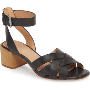 NEW Madewell  Lucy Sandals Black Leather Size 8